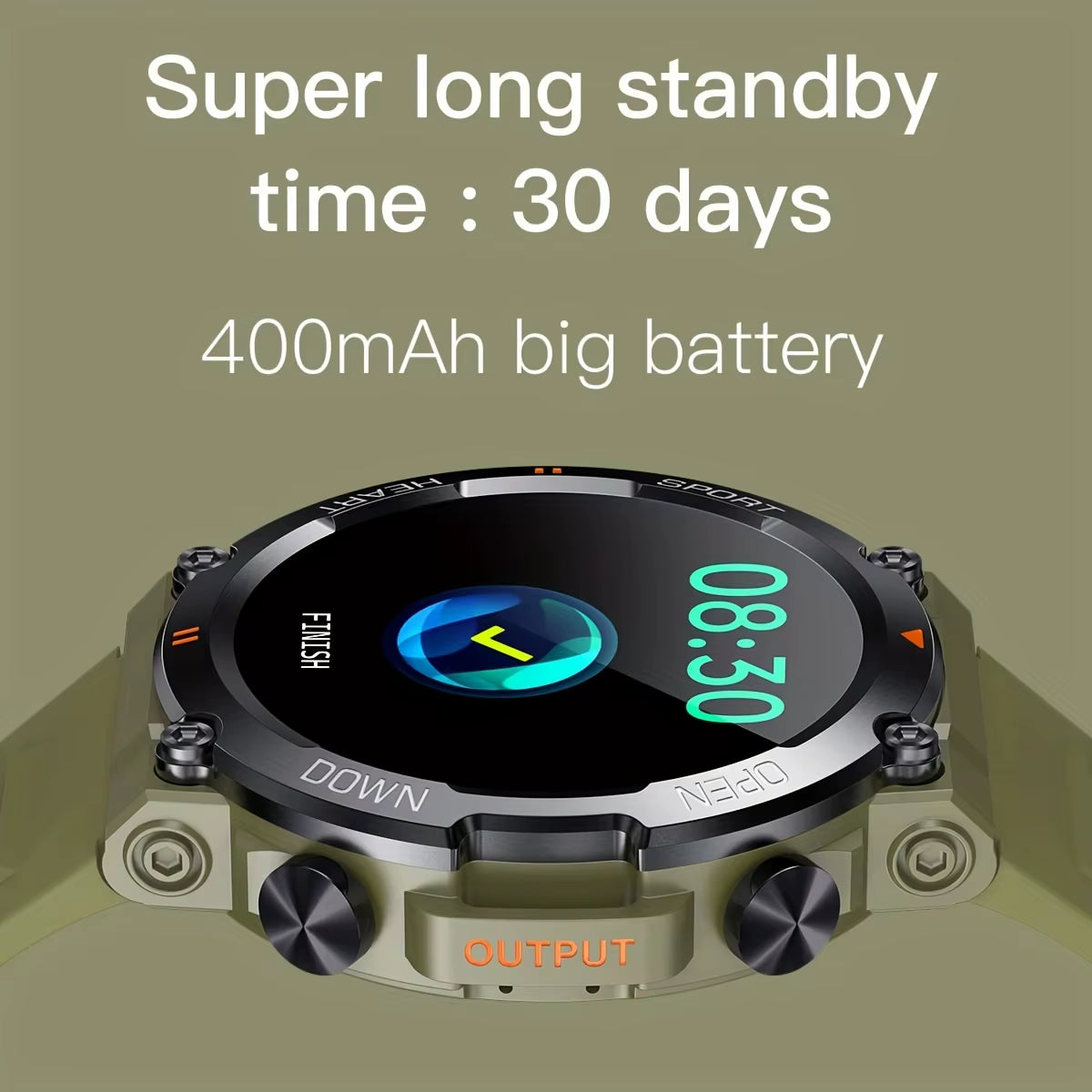 K56Pro Smart Watch for Men – 1.39” HD Screen, Bluetooth Calling, Heart Rate & Fitness Tracker, 400mAh Battery
