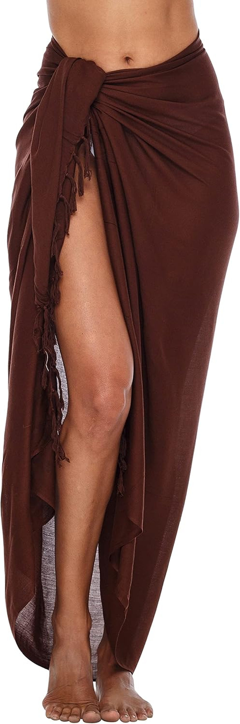Elegant Beach SHU-SHI Women's Sarong Wrap – Swimsuit Cover Up Skirt, Beach Pareo, Travel-Friendly Wrap