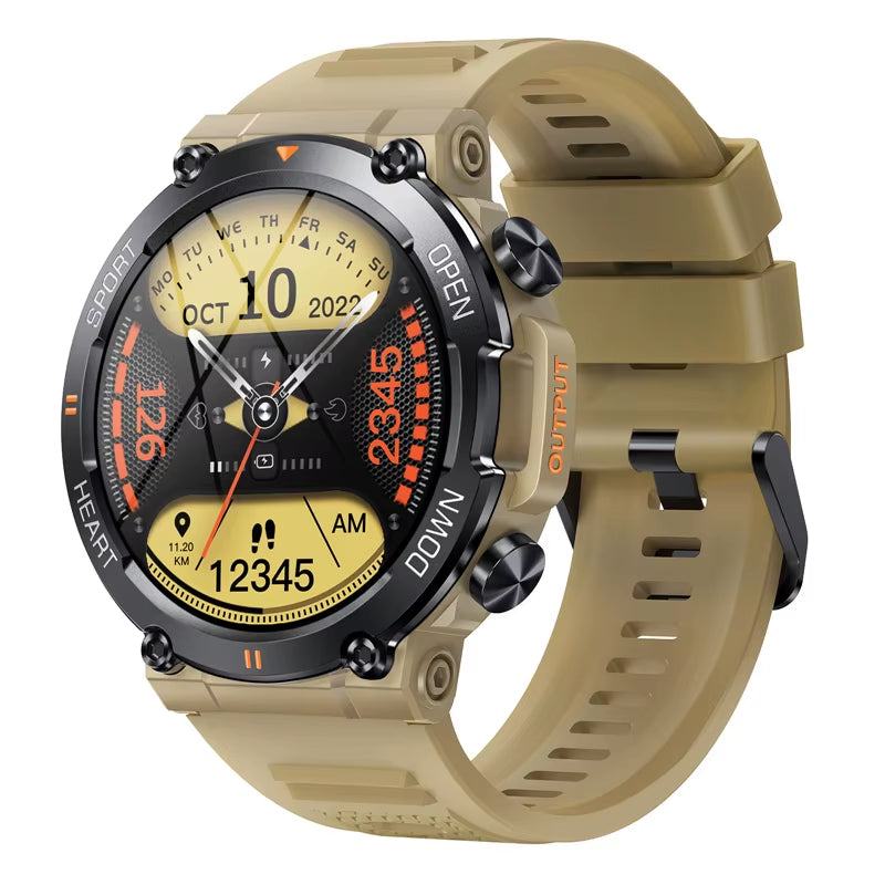 K56Pro Smart Watch for Men – 1.39” HD Screen, Bluetooth Calling, Heart Rate & Fitness Tracker, 400mAh Battery