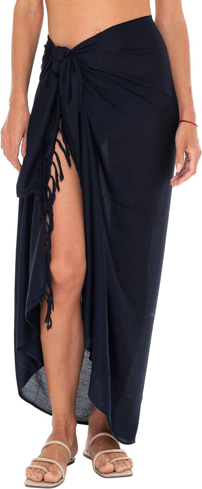 Elegant Beach SHU-SHI Women's Sarong Wrap – Swimsuit Cover Up Skirt, Beach Pareo, Travel-Friendly Wrap