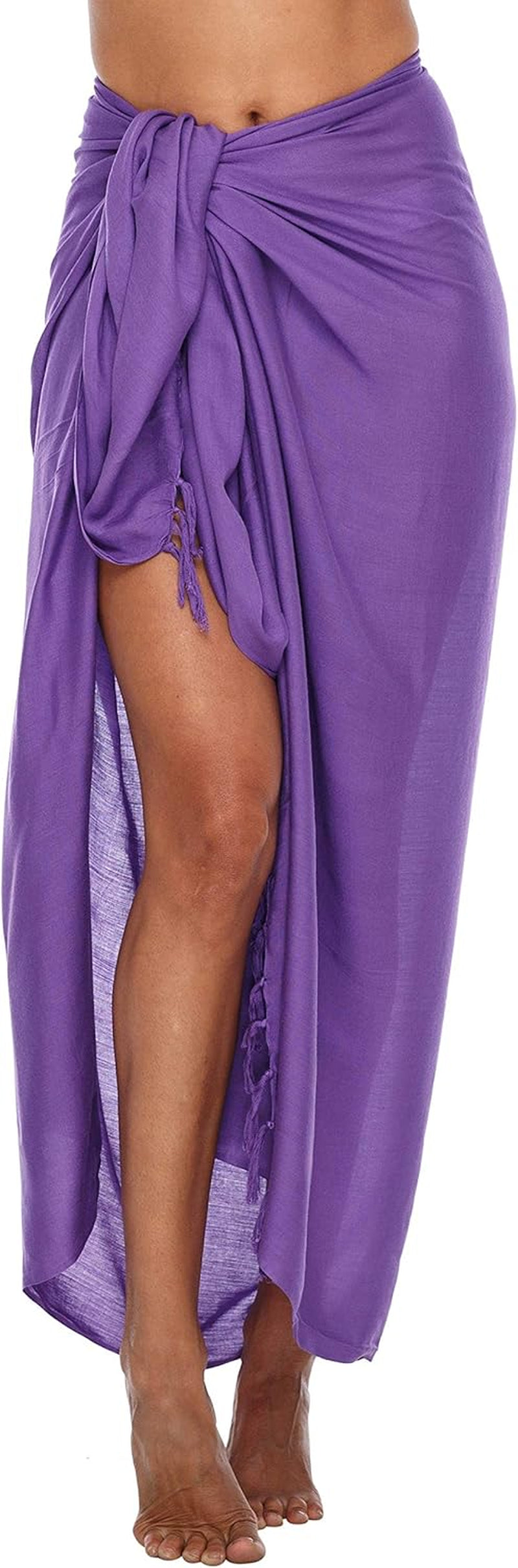 Elegant Beach SHU-SHI Women's Sarong Wrap – Swimsuit Cover Up Skirt, Beach Pareo, Travel-Friendly Wrap