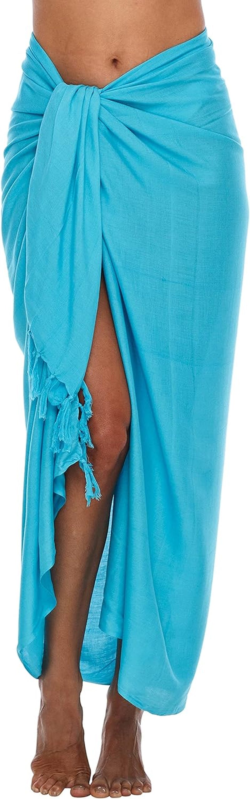 Elegant Beach SHU-SHI Women's Sarong Wrap – Swimsuit Cover Up Skirt, Beach Pareo, Travel-Friendly Wrap