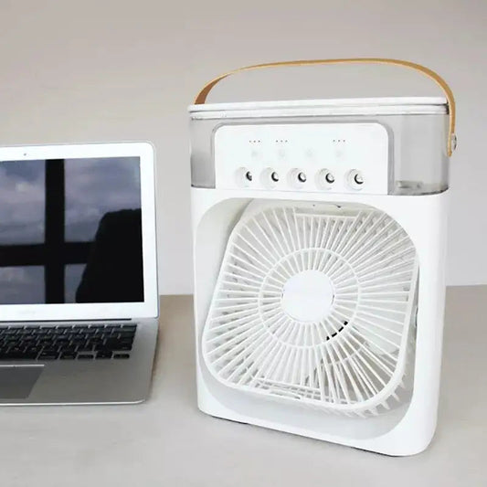 ❄️ Frost Cooler – Portable Personal Air Cooler & Humidifier | Fast Cooling Fan with LED Light & Quiet Operation