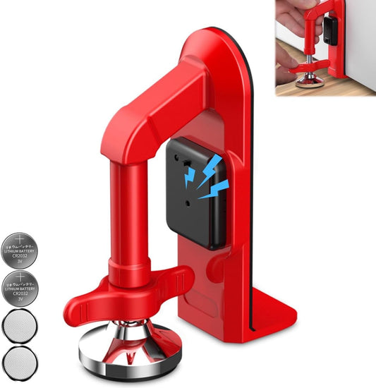 Portable Alarm Door Stopper – 80dB Anti-Theft Security Device for Home, Office & Travel