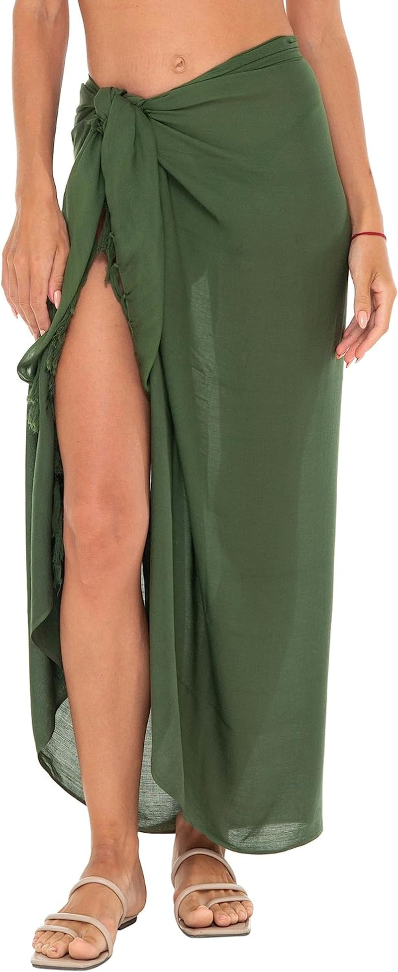 Elegant Beach SHU-SHI Women's Sarong Wrap – Swimsuit Cover Up Skirt, Beach Pareo, Travel-Friendly Wrap