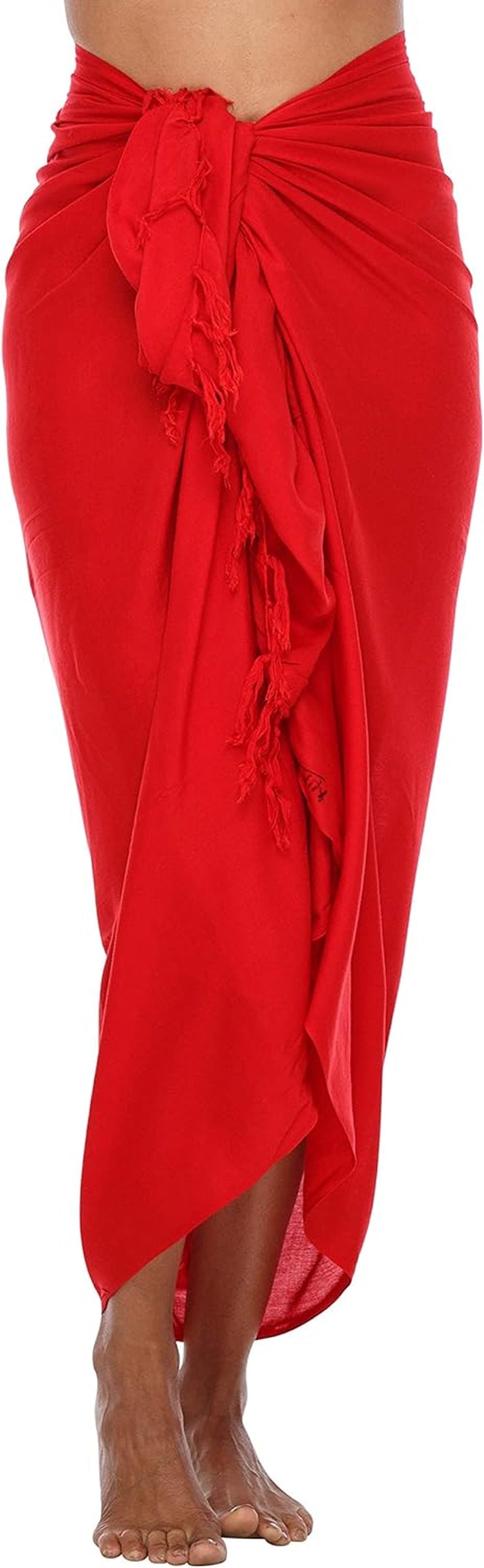 Elegant Beach SHU-SHI Women's Sarong Wrap – Swimsuit Cover Up Skirt, Beach Pareo, Travel-Friendly Wrap