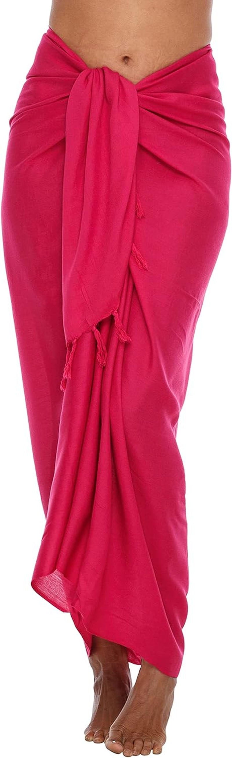 Elegant Beach SHU-SHI Women's Sarong Wrap – Swimsuit Cover Up Skirt, Beach Pareo, Travel-Friendly Wrap